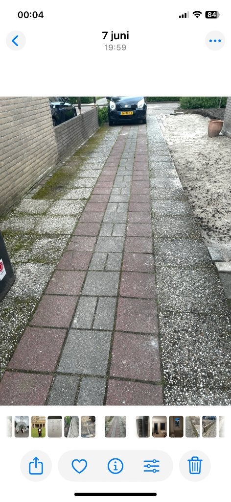 Gratis tegels, Tuin en Terras, Ophalen, Gebruikt, Beton, Terrastegels