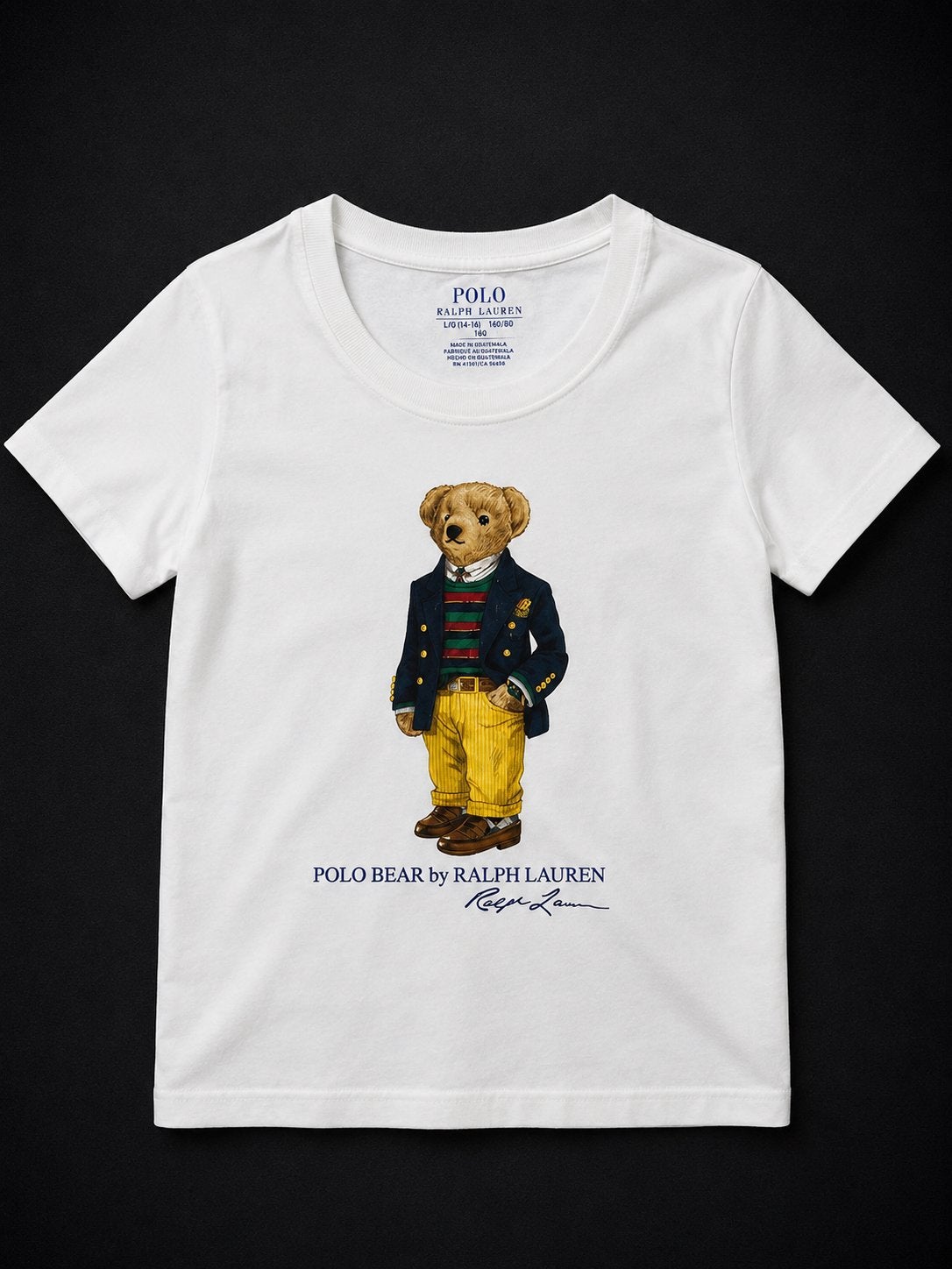 Polo Ralph Lauren T-shirt met Polo Bear print, Ophalen of Verzenden, Nieuw, Jongen of Meisje, Shirt of Longsleeve