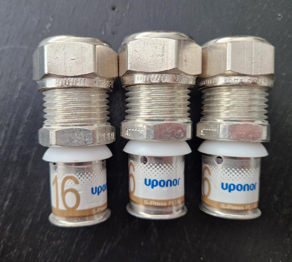 Diverse perskoppelingen Uponor, Overige materialen, Minder dan 20 mm, Overige typen, Nieuw