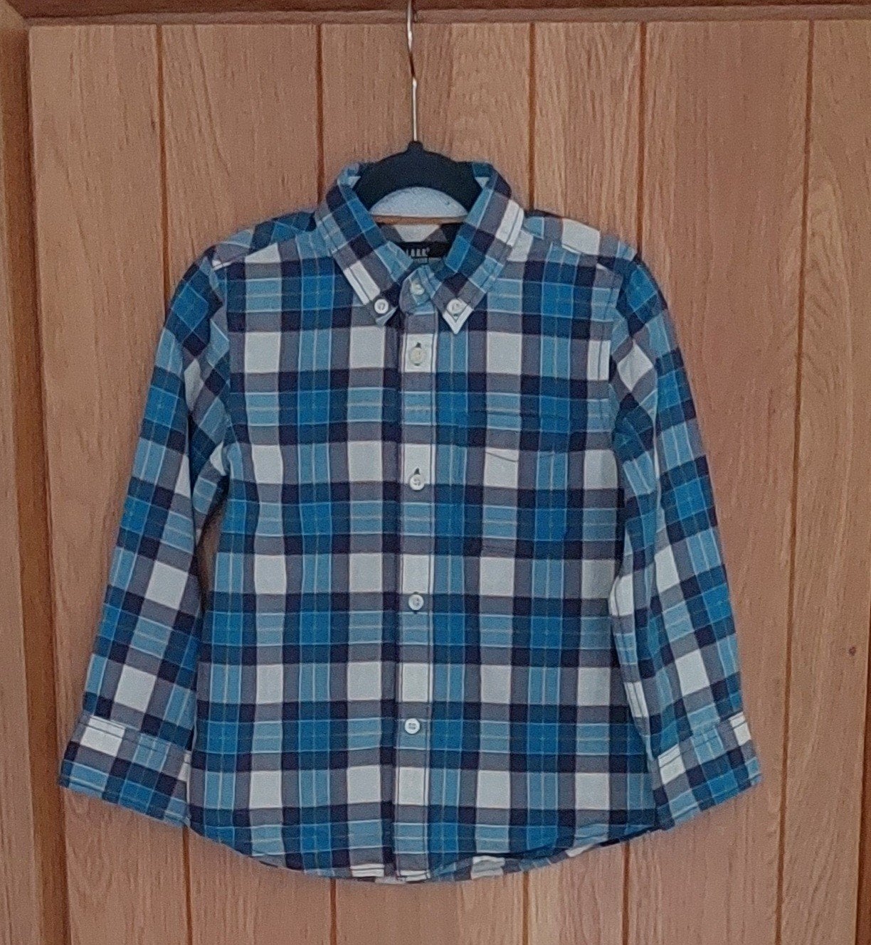 H&M L.O.G.G. Geruit Overhemd, Maat 104, Ophalen, Zo goed als nieuw, Jongen, Overhemd of Blouse