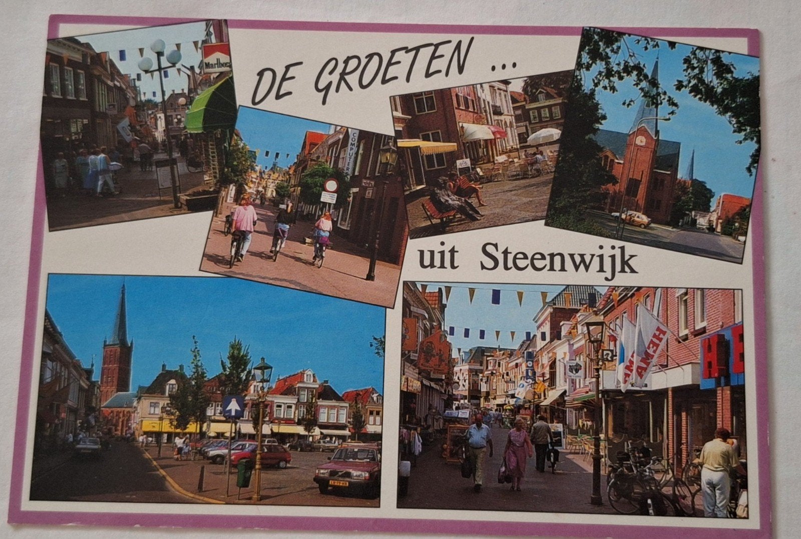 Ansichtkaart Steenwijk - Diverse stadsgezichten (1991), Ophalen of Verzenden, 1980 tot heden, Gelopen, Overijssel
