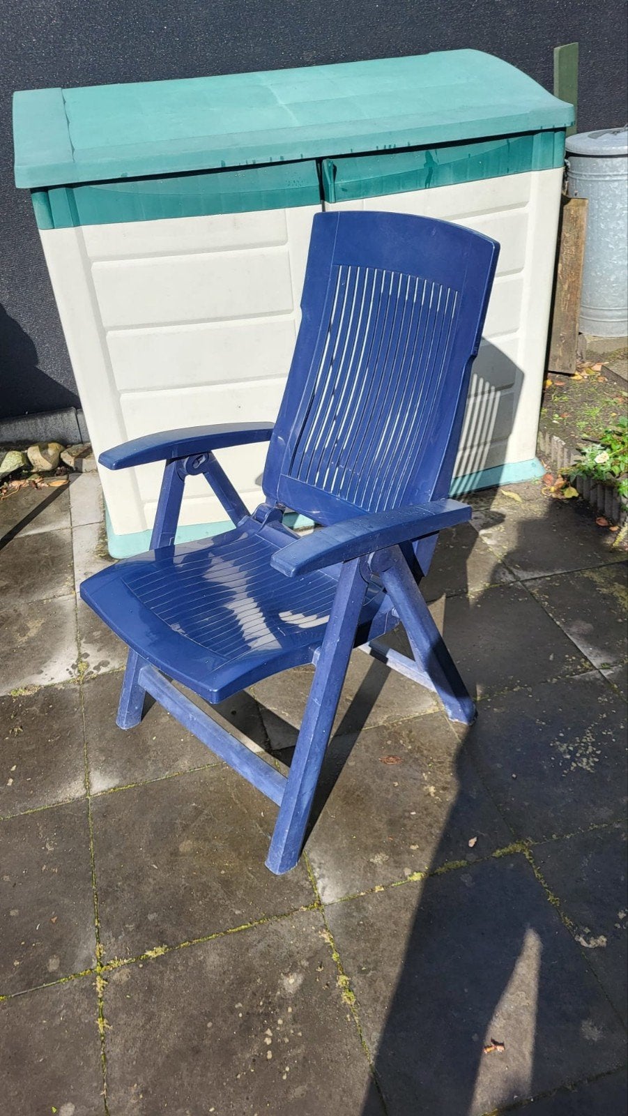 4 tuinstoelen, Ophalen of Verzenden, Gebruikt, Kunststof