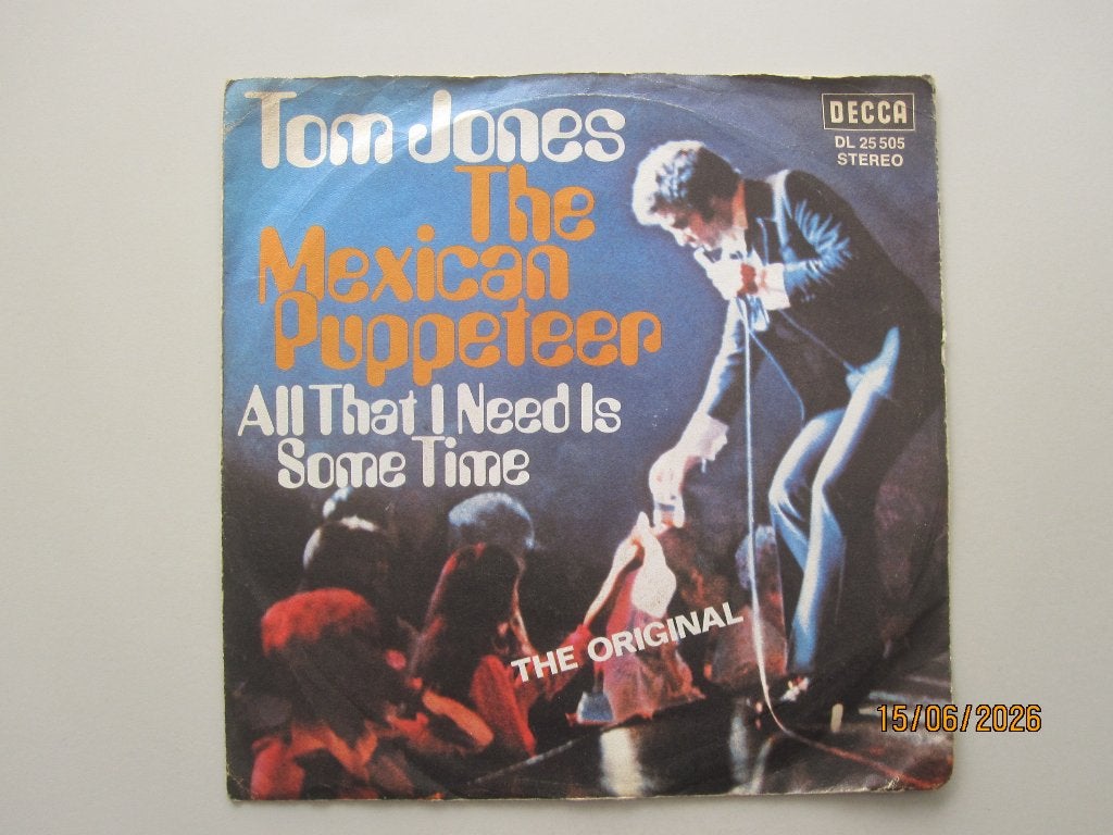 TOM JONES -  the mexican puppeteer - vinyl 7", Cd's en Dvd's, Vinyl Singles, Gebruikt, 7 inch, Single, Ophalen of Verzenden