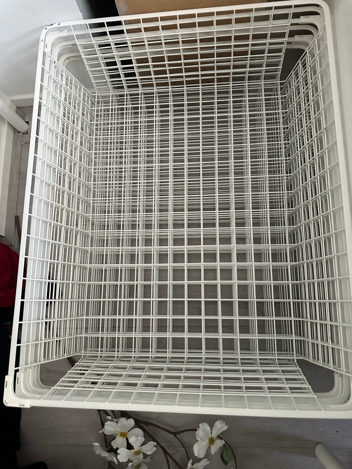 IKEA - Wit draadmand 75x58, Ophalen of Verzenden, Gebruikt