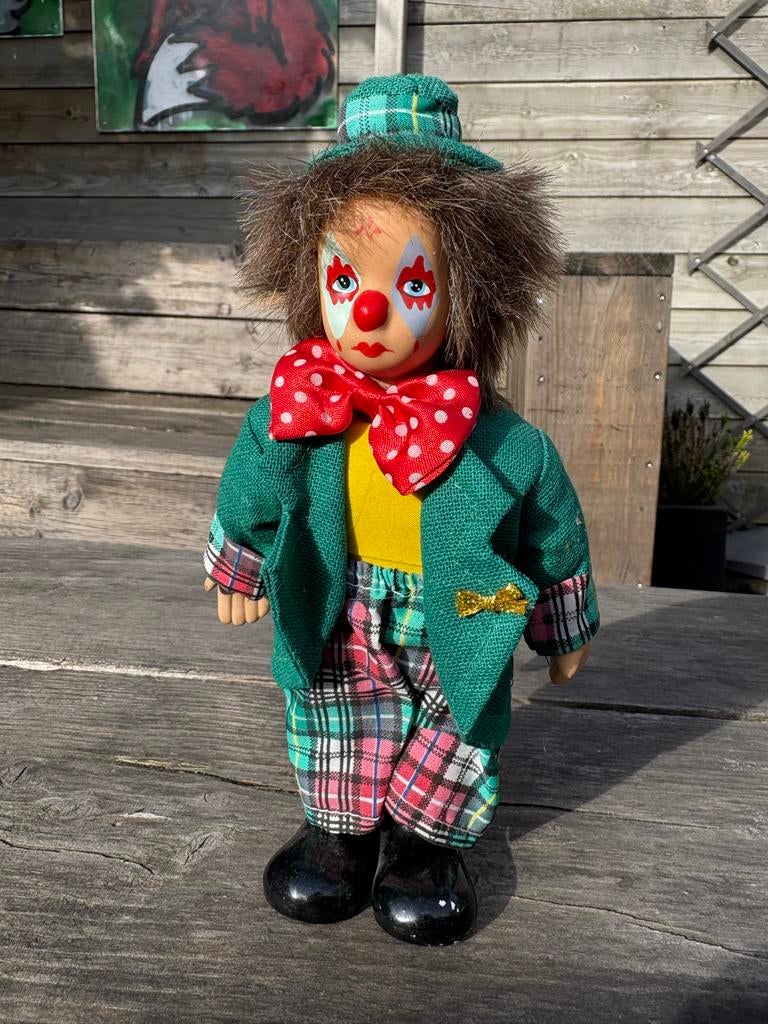 Vintage Clown Pop - Decoratieve Figuur, Ophalen of Verzenden, Gebruikt, Pop