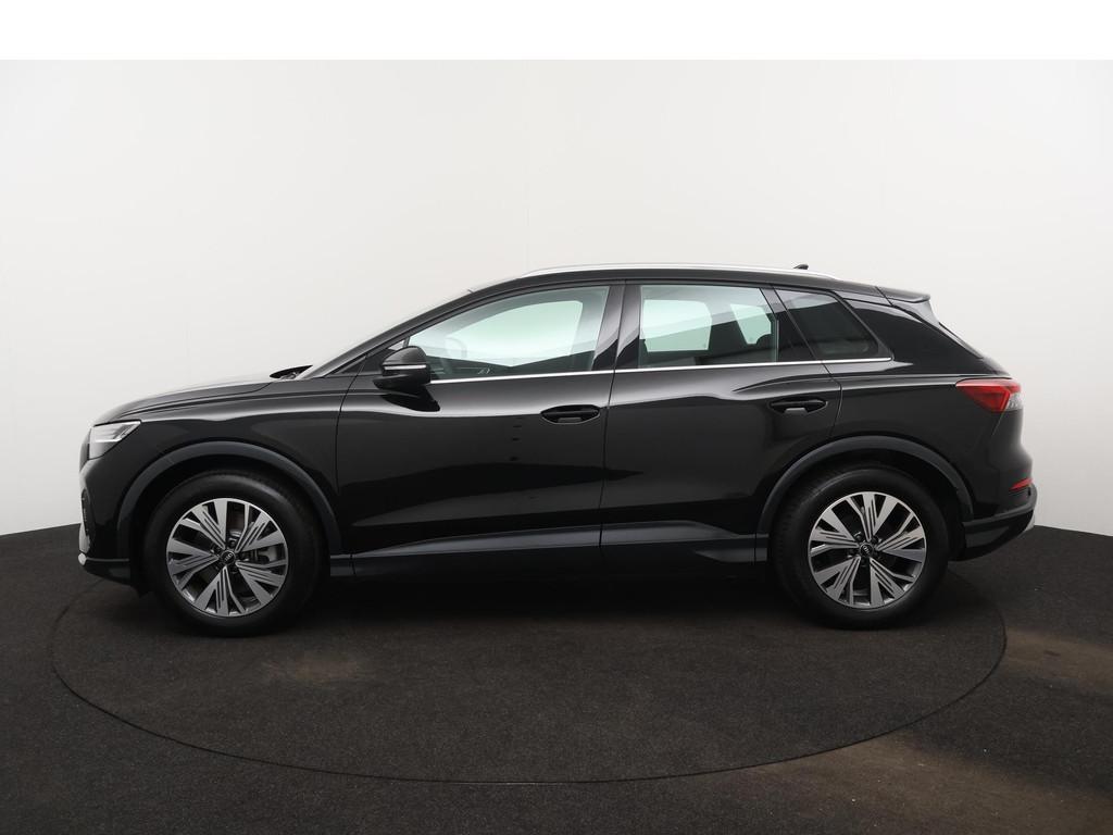 Audi Q4 e-tron 40 Advanced Edition 77 kWh 204 PK | Demo | Au, Auto's, Automaat, 12 maanden, Zwart, Zwart
