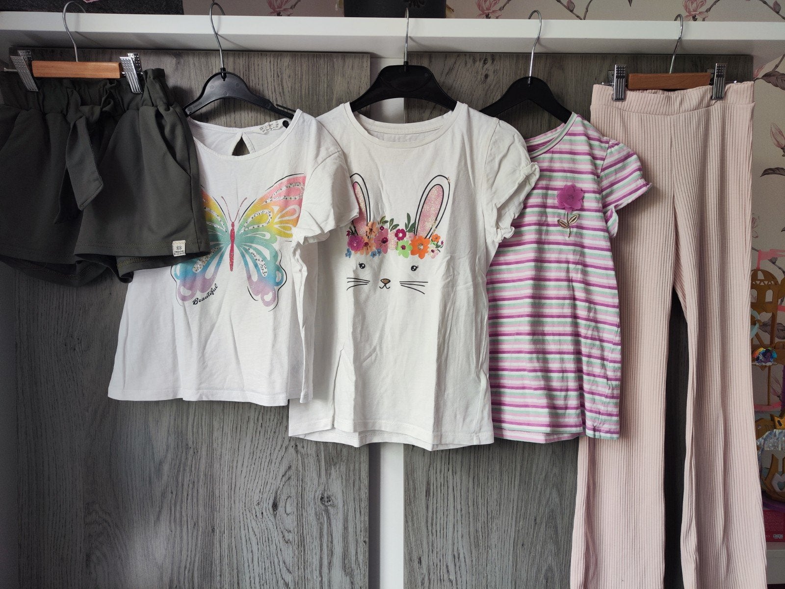 Leuke zomerkleding set voor meisjes, Gebruikt, Meisje, Shirt of Longsleeve, Diverse merken