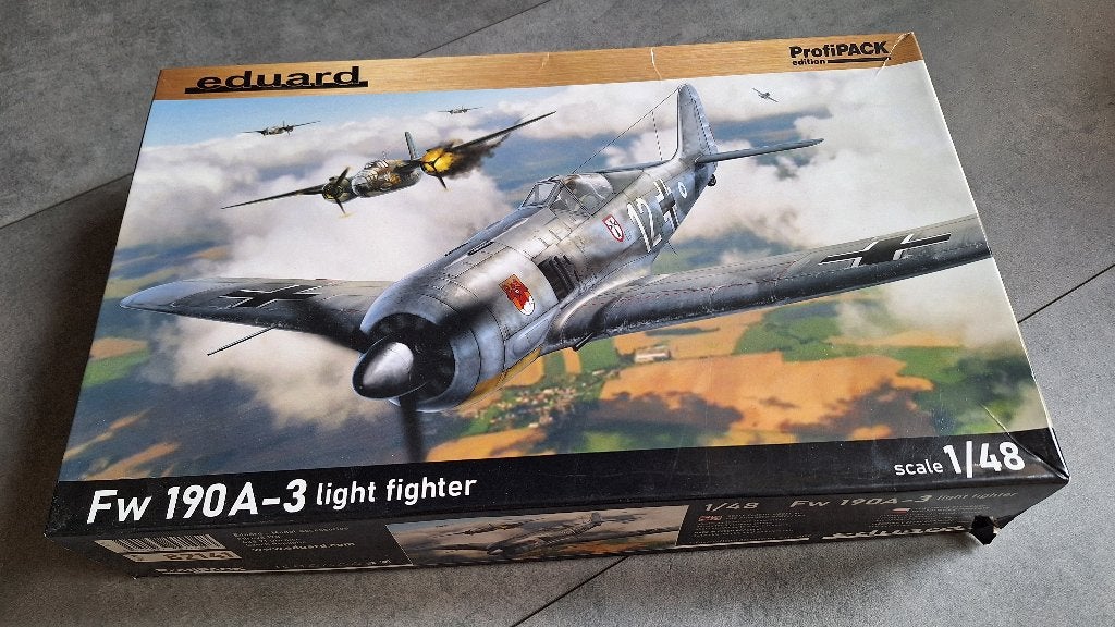 Eduard 82141 - 1/48 Focke Wulf Fw190A-3 Profipack edition, Overige merken, Nieuw, Ophalen of Verzenden, Groter dan 1:72