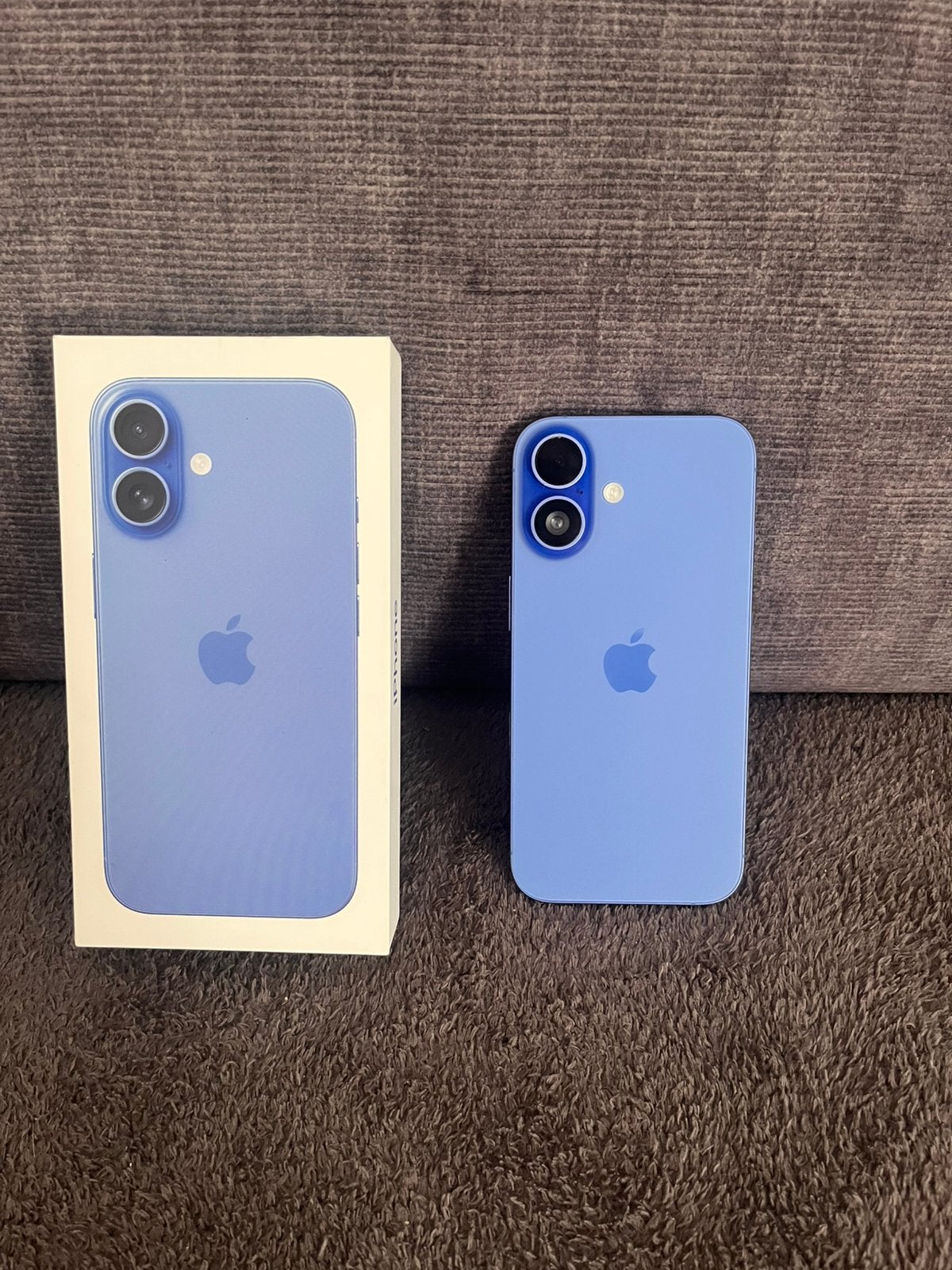 Iphone 16 - 89% batterijcapaciteit KRASVRIJ!, Telecommunicatie, Mobiele telefoons | Apple iPhone, 128 GB, 89 %, Blauw, IPhone 16