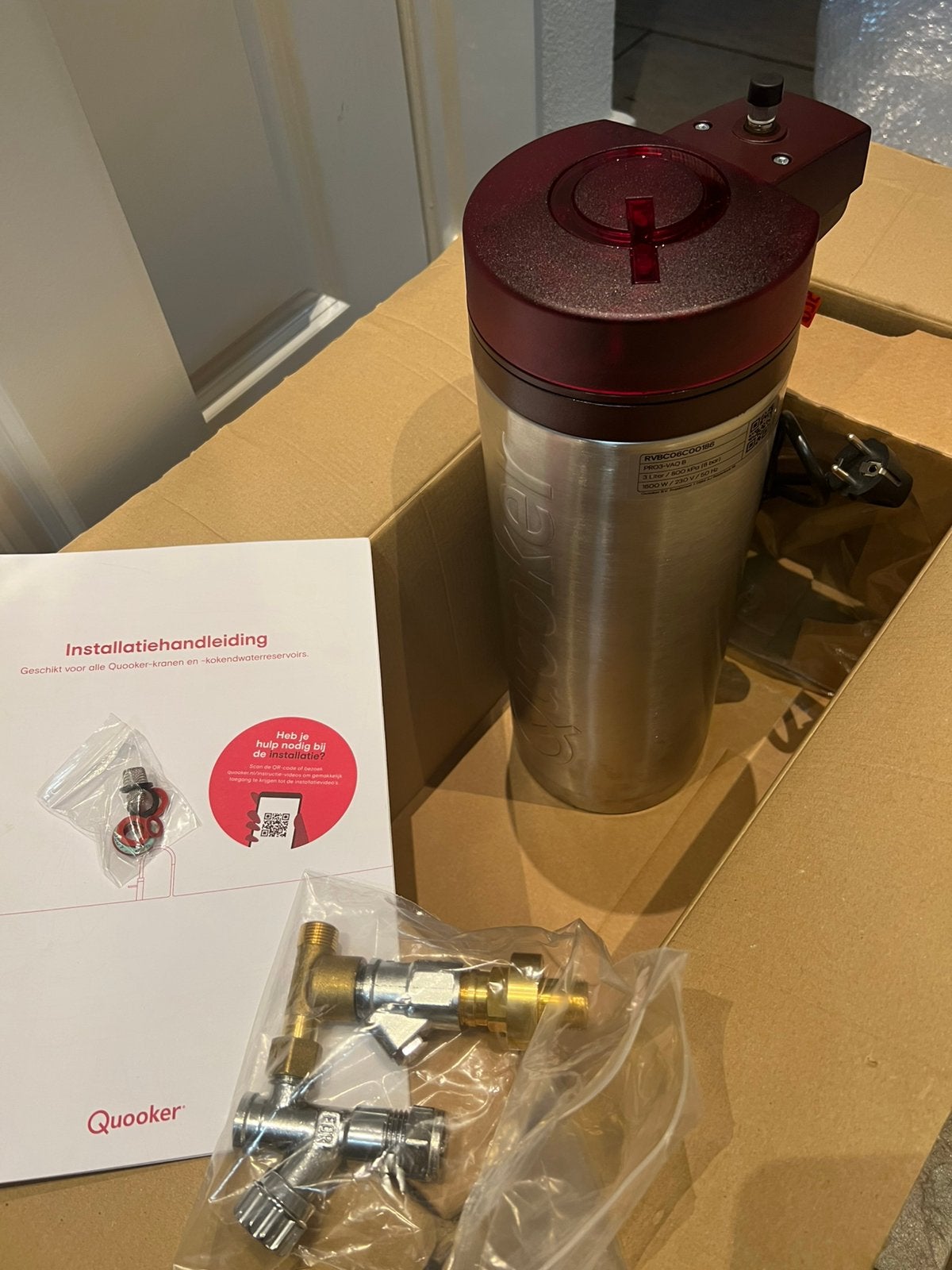 Quooker Pro3 Vaq B boiler nieuw, Minder dan 3 jaar oud, Minder dan 20 liter, Terugslagbeveiliging (TTB), Nieuw