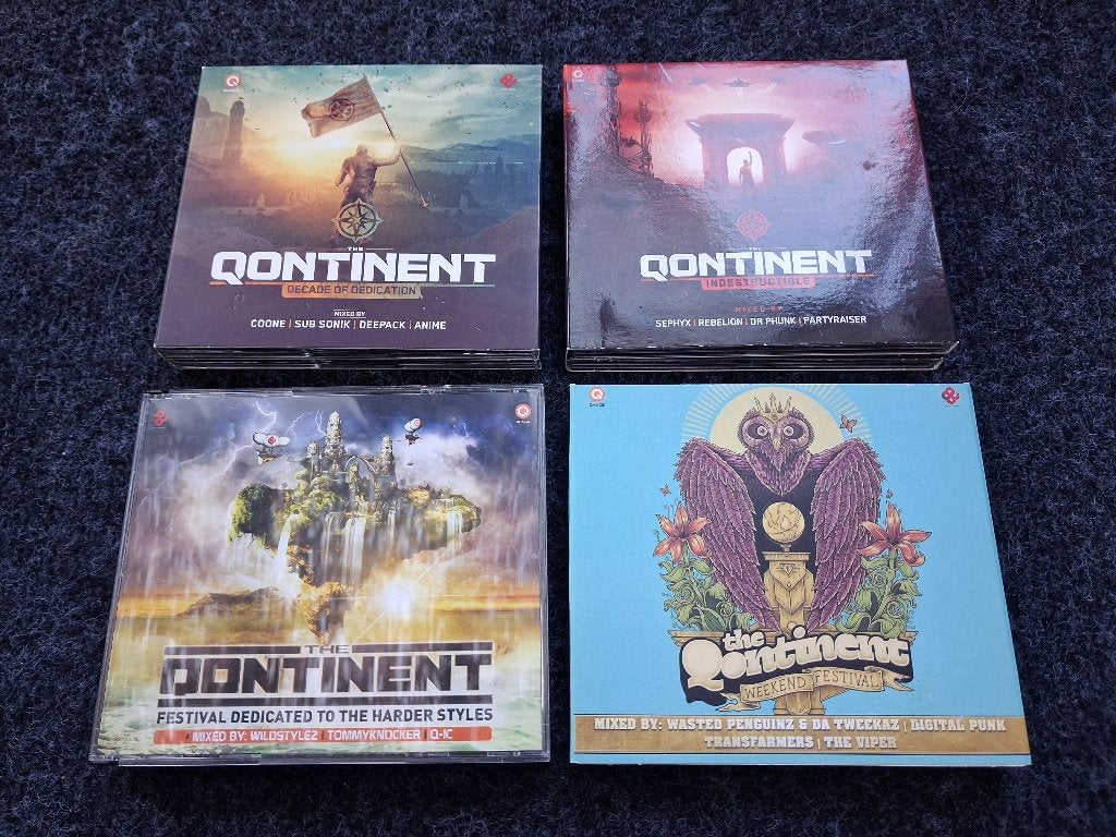 Lot The Qontinent hardcore compilaties, Cd's en Dvd's, Ophalen, Zo goed als nieuw, Hardcore, Verzamelalbum