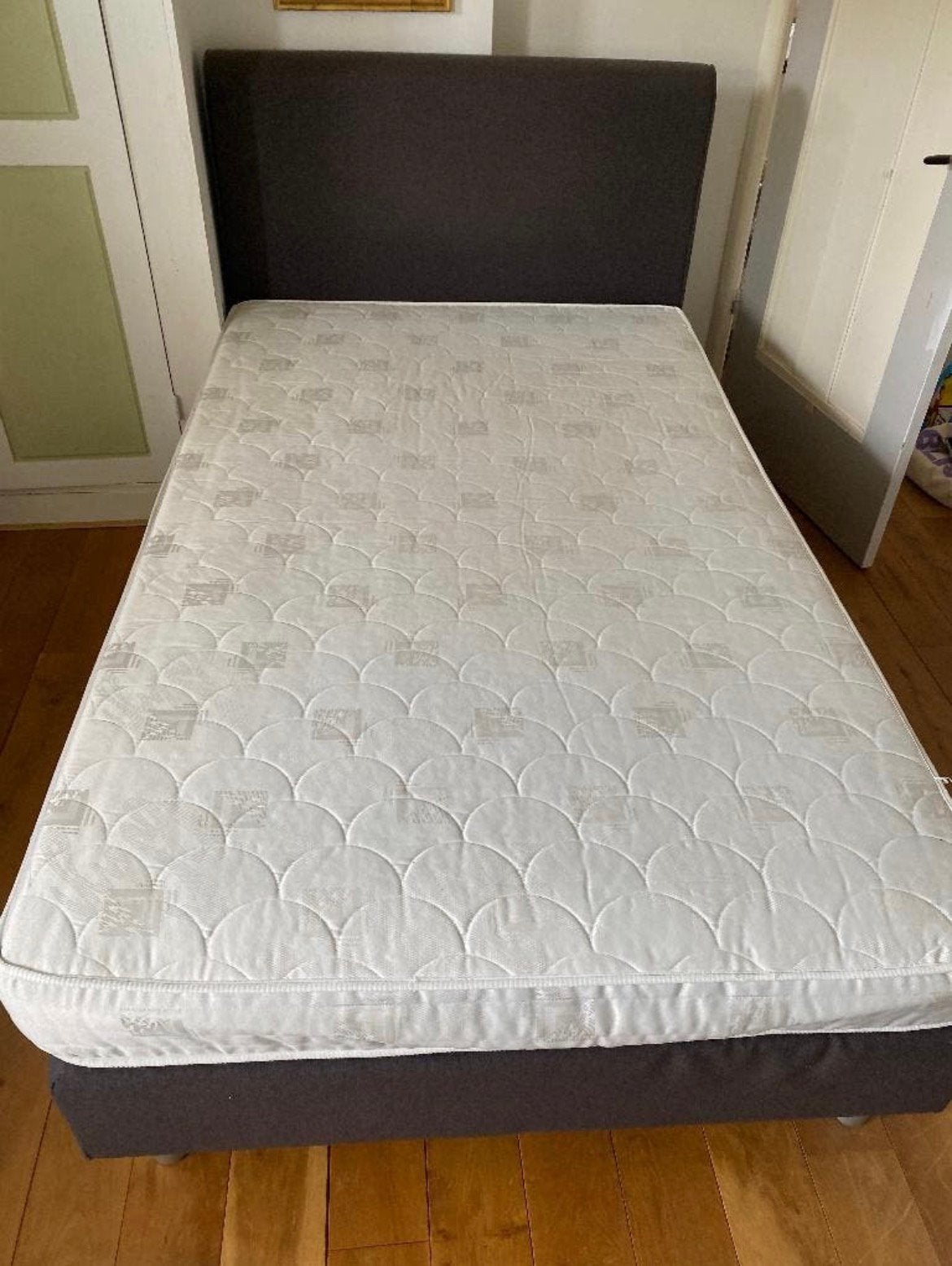 Bed twijfelaar 120-200, Ophalen, Gebruikt, Twijfelaar, 120 cm
