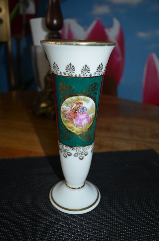 Vintage porseleinen vaas, Ophalen of Verzenden