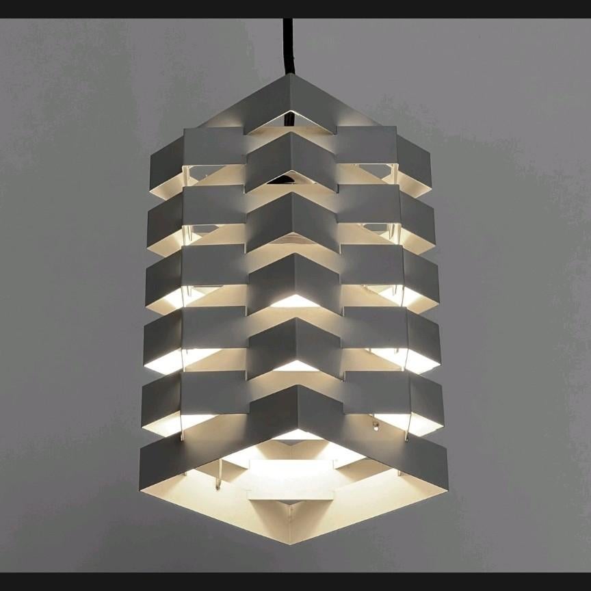 Nordisk Solar Oktav Hanglamp | Deens Design 1961 | Esmann, Gebruikt, Nvg, Ophalen of Verzenden, Minder dan 50 cm