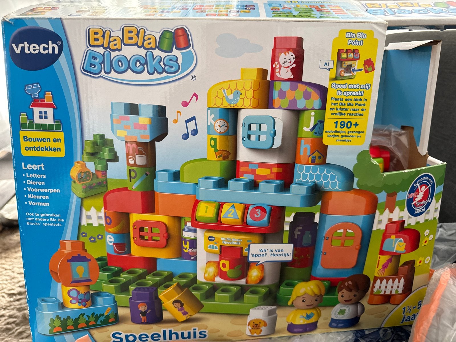 VTech Bla Bla Blocks Speelhuis - Interactief Bouwspeelgoed, Ophalen, Zo goed als nieuw, Overige merken