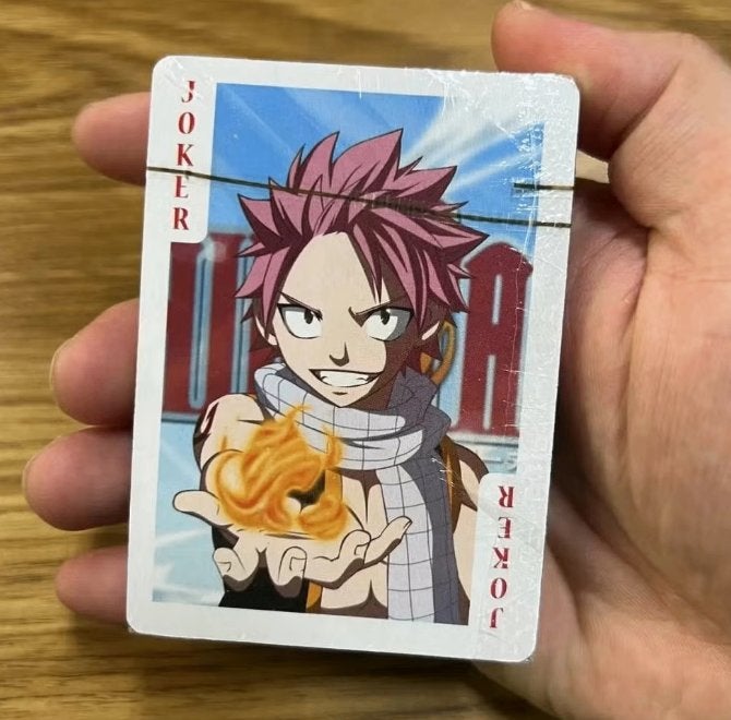 Fairy Tail speelkaarten / poker set (54 kaarten), Ophalen of Verzenden, Nieuw, Speelkaart(en)