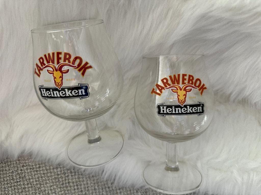 Heineken Tarwebok glazen, Ophalen of Verzenden, Zo goed als nieuw, Glas of Glazen, Heineken