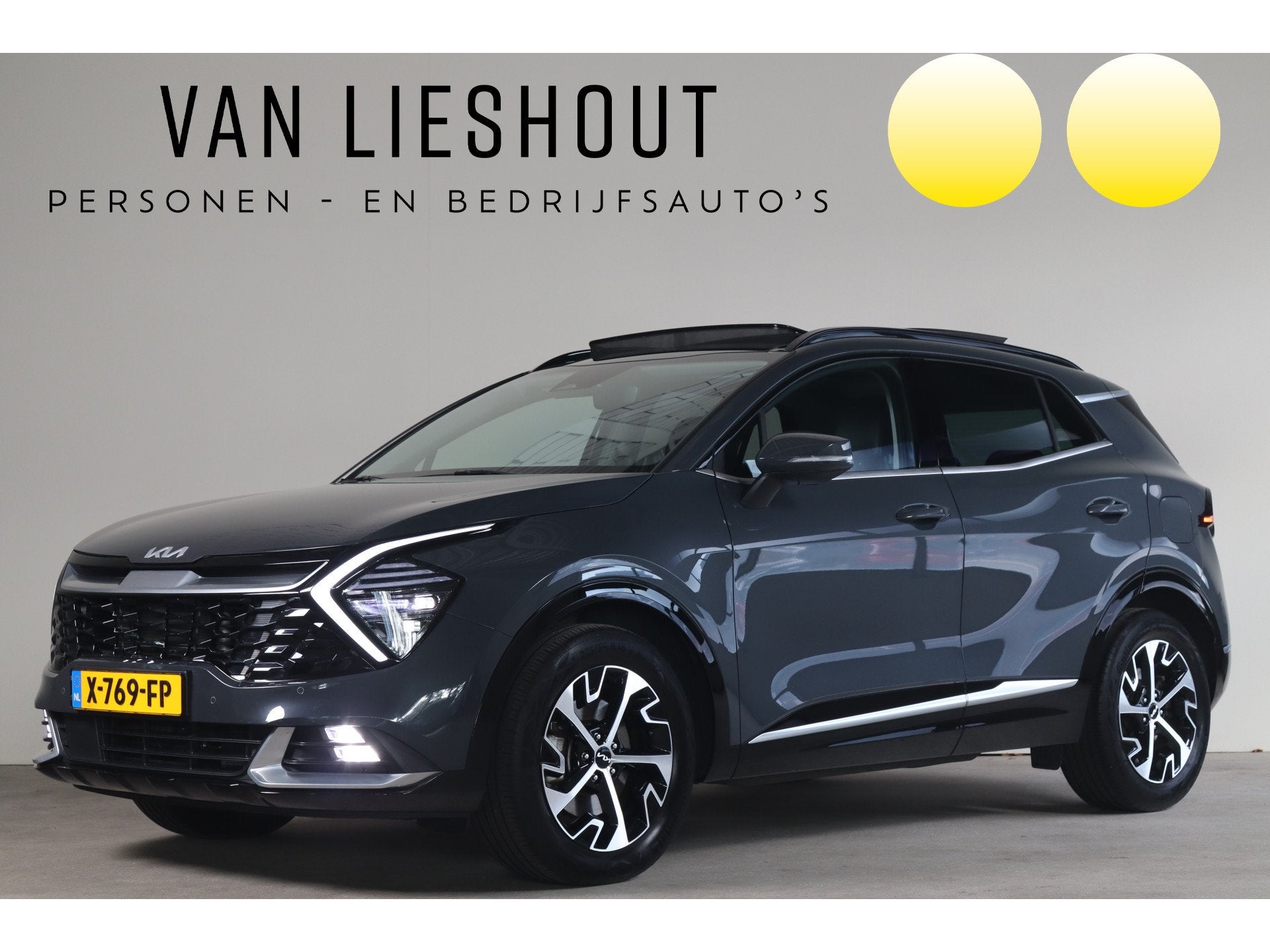 Kia Sportage 1.6 T-GDi Hybrid DynamicPlusLine - NL Auto! Sto, Auto's, Kia, Gebruikt, Euro 6, 4 cilinders, Origineel Nederlands
