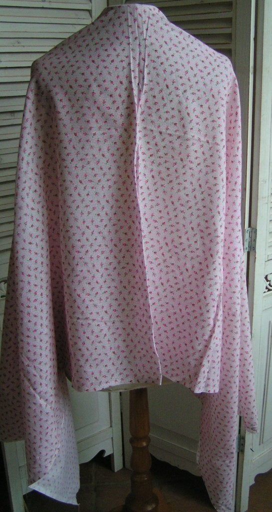 coupon katoen met roosjes nr VV 698, Hobby en Vrije tijd, Stoffen en Lappen, Verzenden, 120 cm of meer, Nieuw, Katoen
