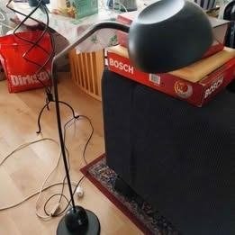 Curiosa vloer-, leeslamp 140 cm hoog, Antiek en Kunst, Ophalen