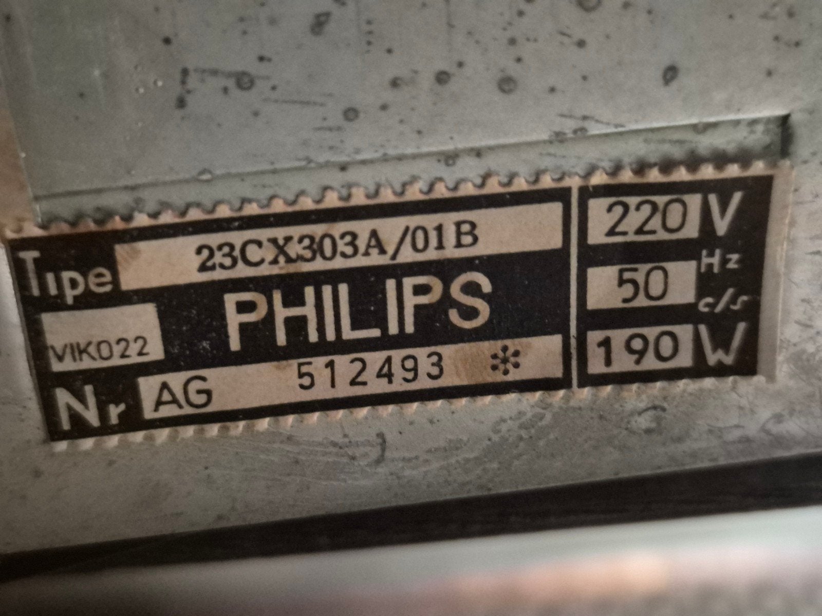 Nostalgische Philips tv, Ophalen, Philips, Gebruikt, 50 Hz