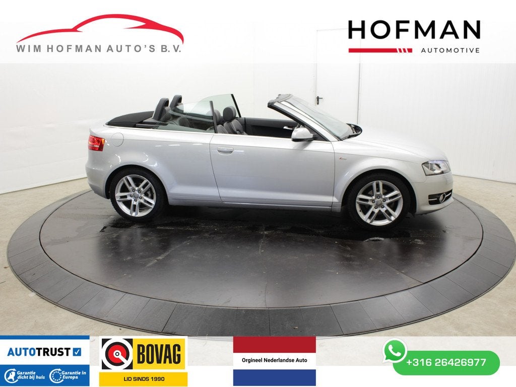 Audi A3 Cabriolet 1.2 TFSI S-Line Vol Leder advance Stoelver, Auto's, Audi, Euro 5, Gebruikt, Zwart, 4 cilinders