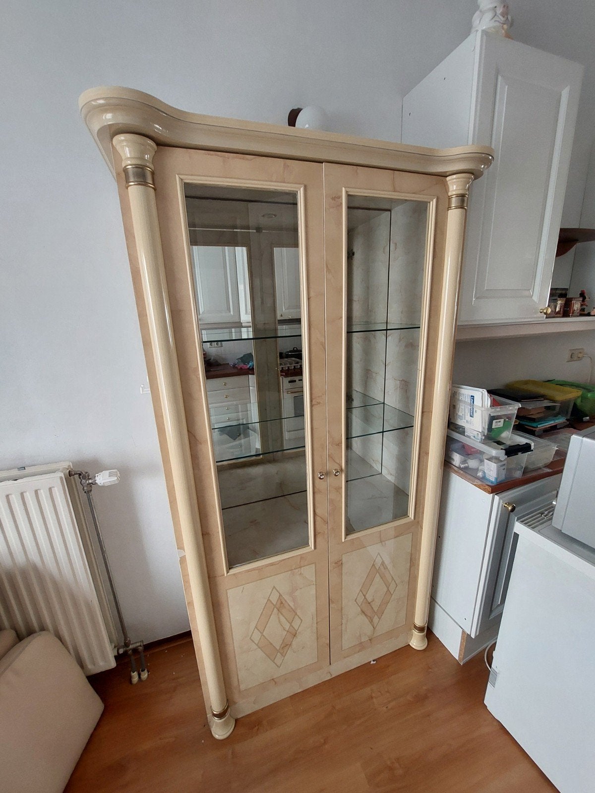 vitrinekast, Huis en Inrichting, Ophalen, 25 tot 50 cm, 100 tot 150 cm, 150 tot 200 cm
