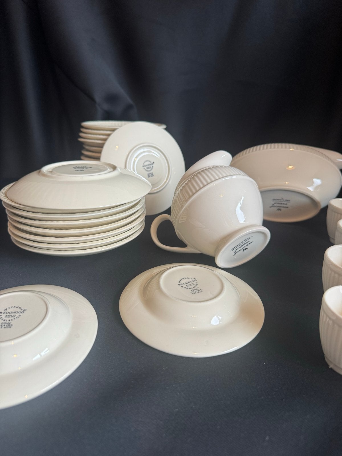 Wedgwood servies - Windsor en Etruria Barlaston, Gebruikt, Ophalen of Verzenden, Wedgwood, Compleet servies