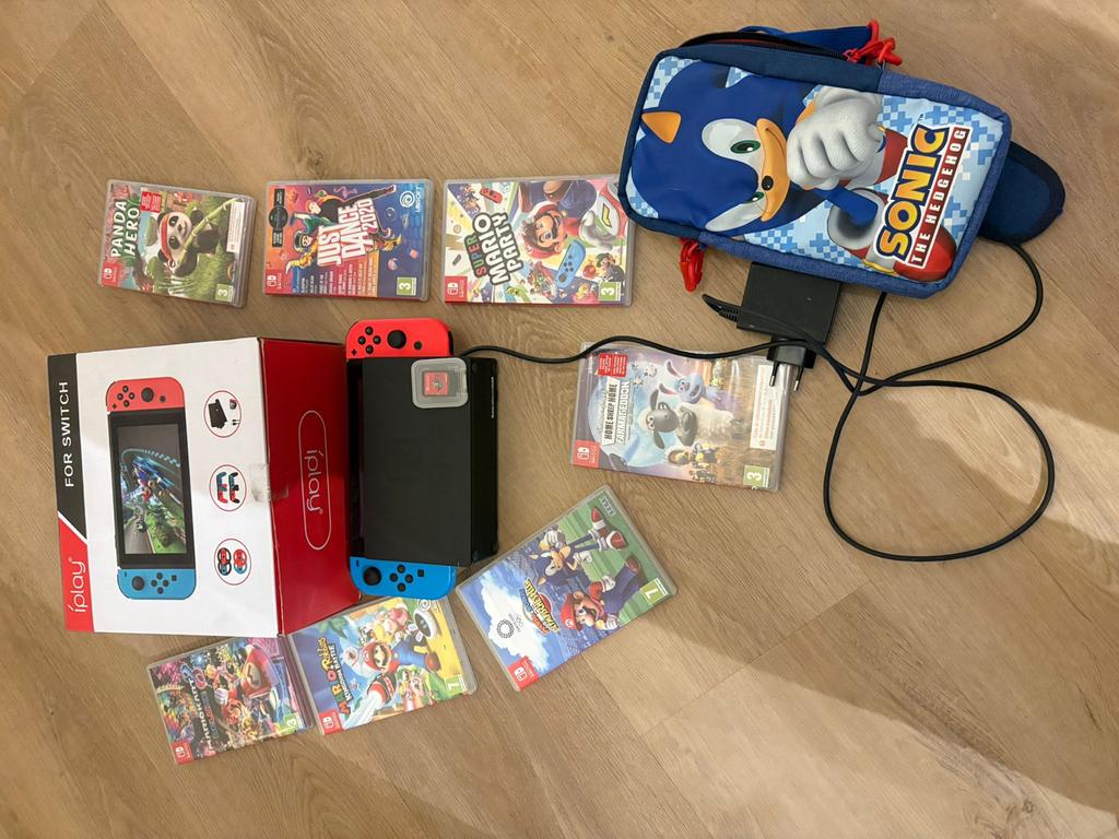 Nintendo Switch Bundel: Console, Games & Accessoires, Overige genres, Eén computer, Ophalen of Verzenden, Zo goed als nieuw