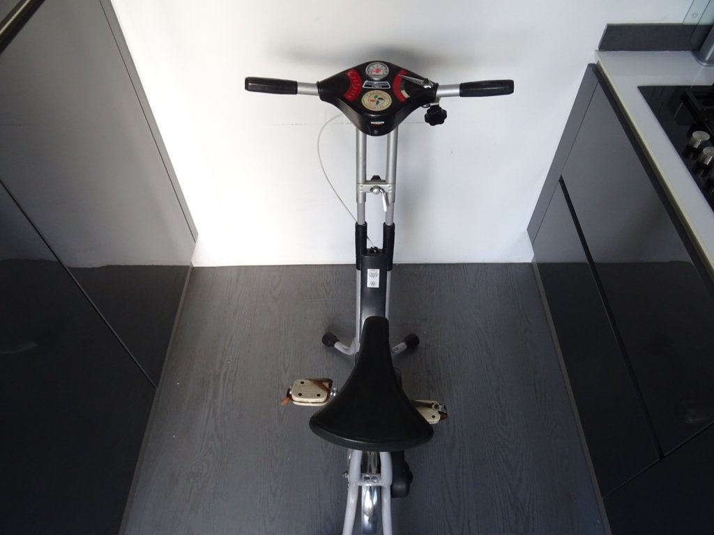 Hometrainer van topfabrikant Carnielli (Italian Design) TOP!, Rug, Ophalen of Verzenden, Zo goed als nieuw, Metaal