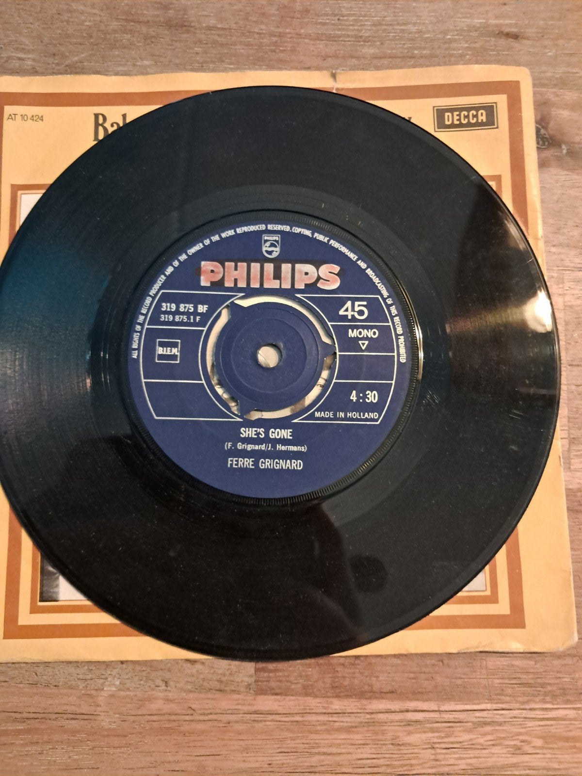 Ferre Grignard - My Crucified Jesus / She's Gone, Gebruikt, Originele persing, 7 inch, Ophalen of Verzenden