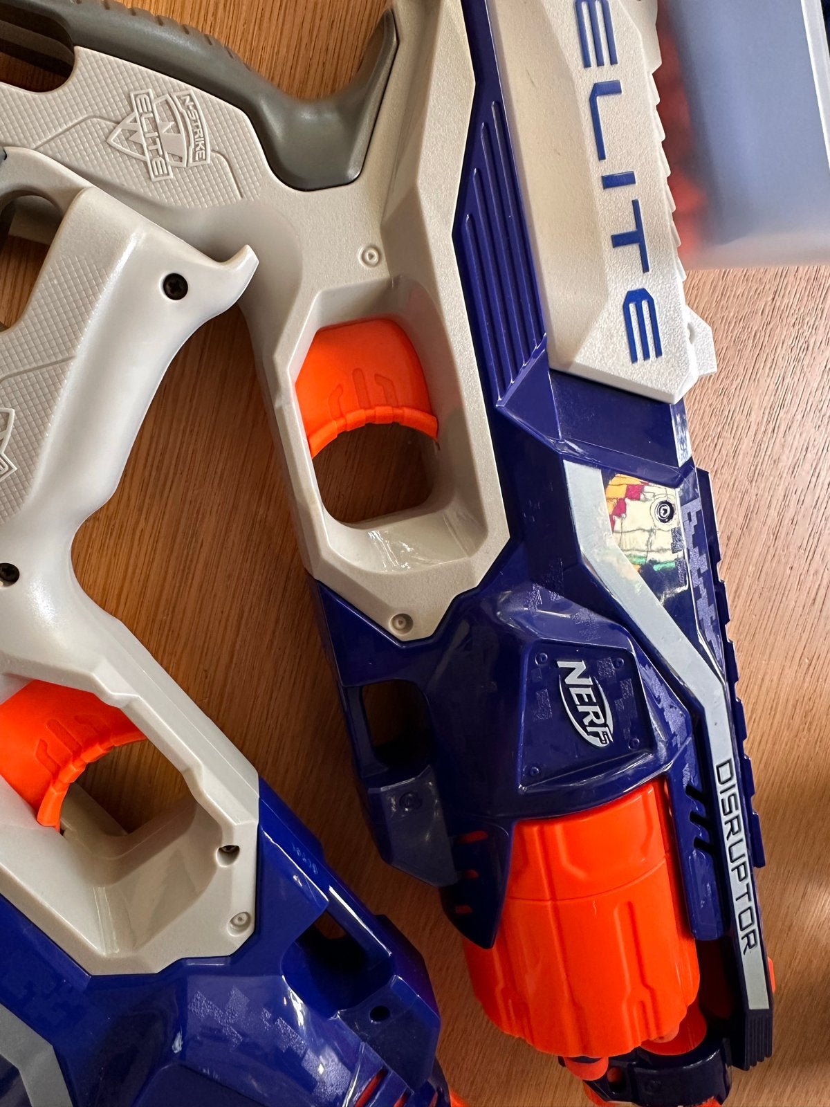 Nerf Elite Disruptor Blasters met pijltjes (2 stuks), Ophalen of Verzenden, Gebruikt, Jongen of Meisje
