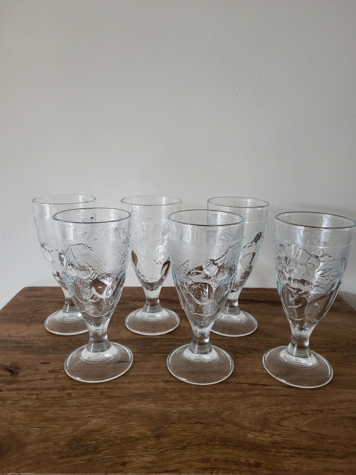 Ijscoupes dessertglazen Luminarc France 6 stuks, Huis en Inrichting, Ophalen of Verzenden, Zo goed als nieuw, Glas, Overige stijlen