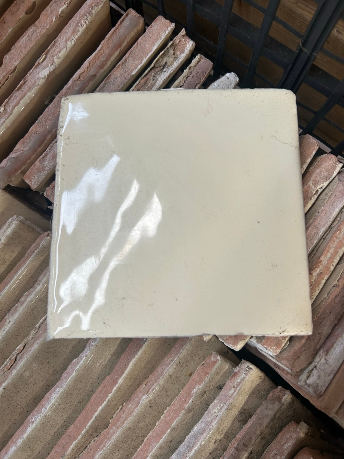 Originele witjes - tegeltjes - tegels, Ophalen, Gebruikt, 5 tot 10 m², Minder dan 20 cm