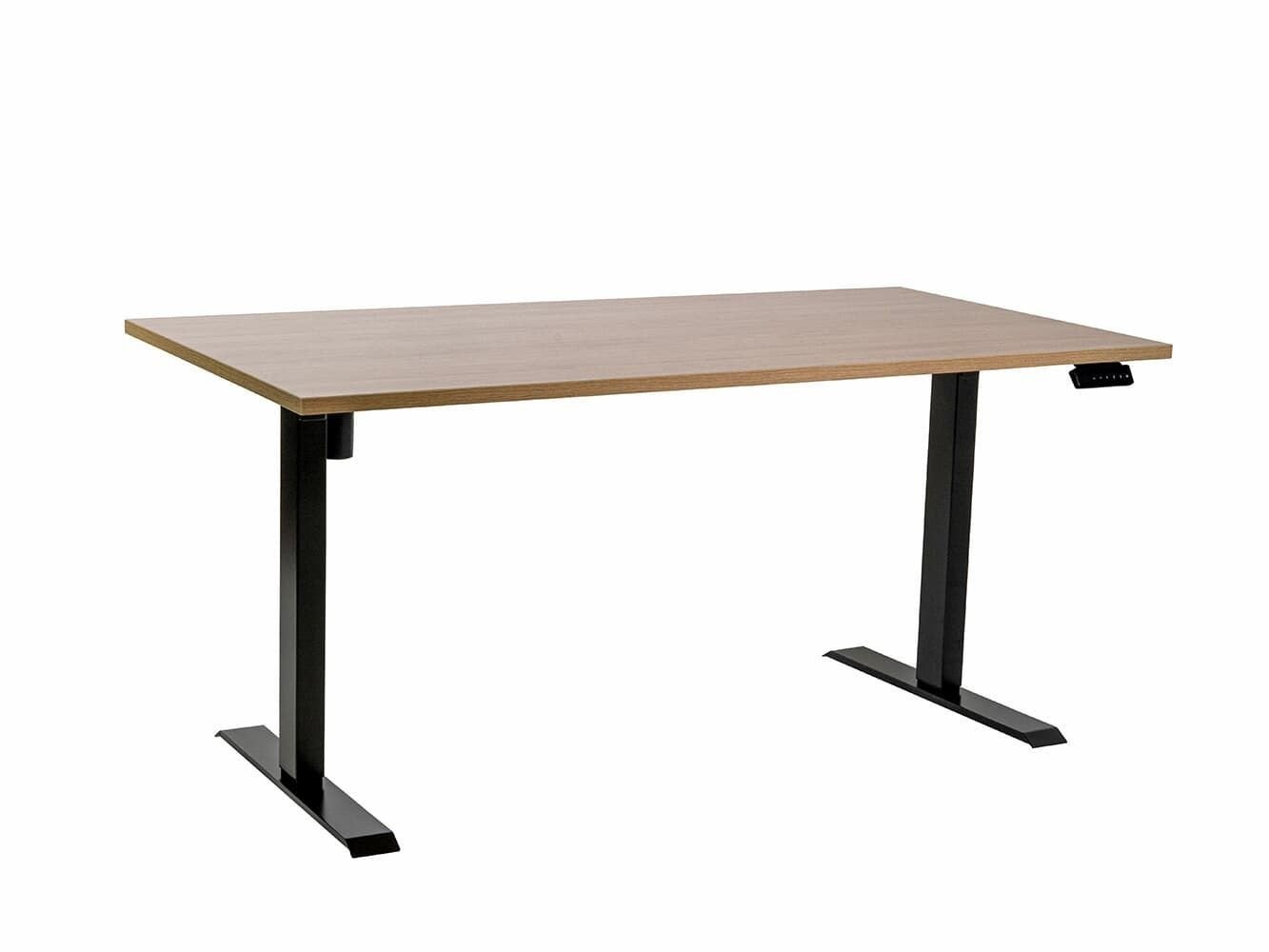 Modern Zit-sta bureau - Ergonomisch en Verstelbaar, Zit-sta bureau, Hout, Bruin, Ophalen of Verzenden