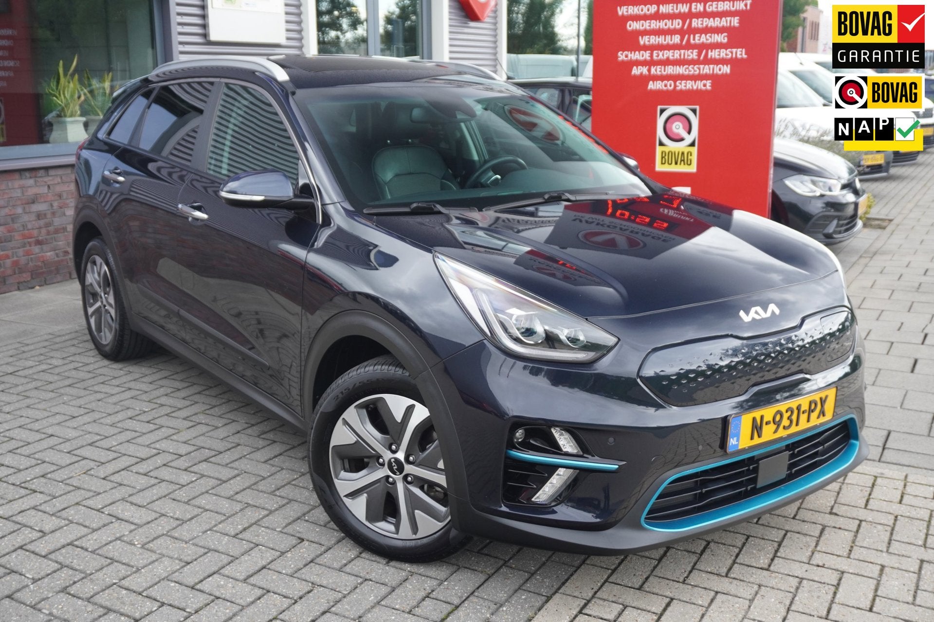 Kia E-Niro DynamicPlusLine 64 kWh / Pano / Carplay / Camera, Auto's, Kia, Gebruikt, Zwart, 1712 kg, 174 min