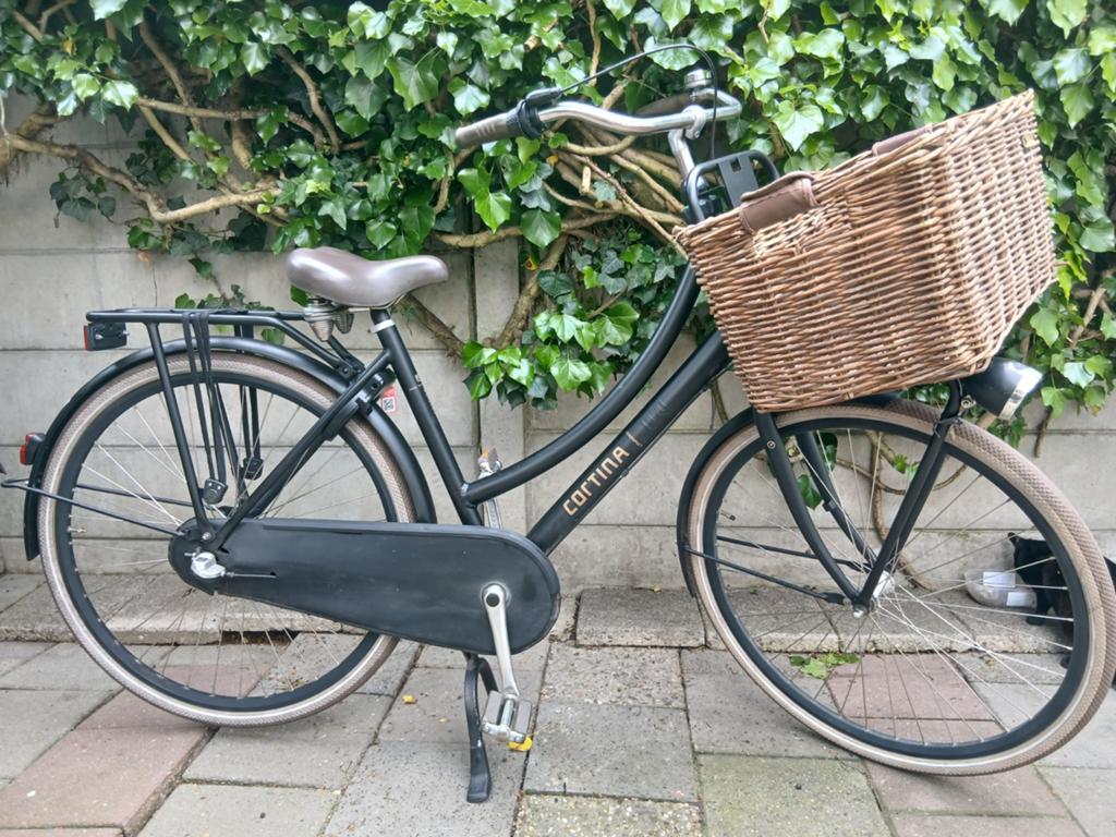 Nette Cortina u4 transportfiets, Fietsen en Brommers, Fietsen | Dames | Damesfietsen, Terugtraprem, Gebruikt, Versnellingen, 50 tot 53 cm