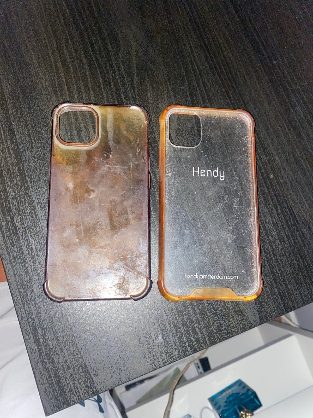 iPhone 11 en iPhone 13 hoesjes - Transparant, Kunststof, IPhone 11, Gebruikt, Overige merken
