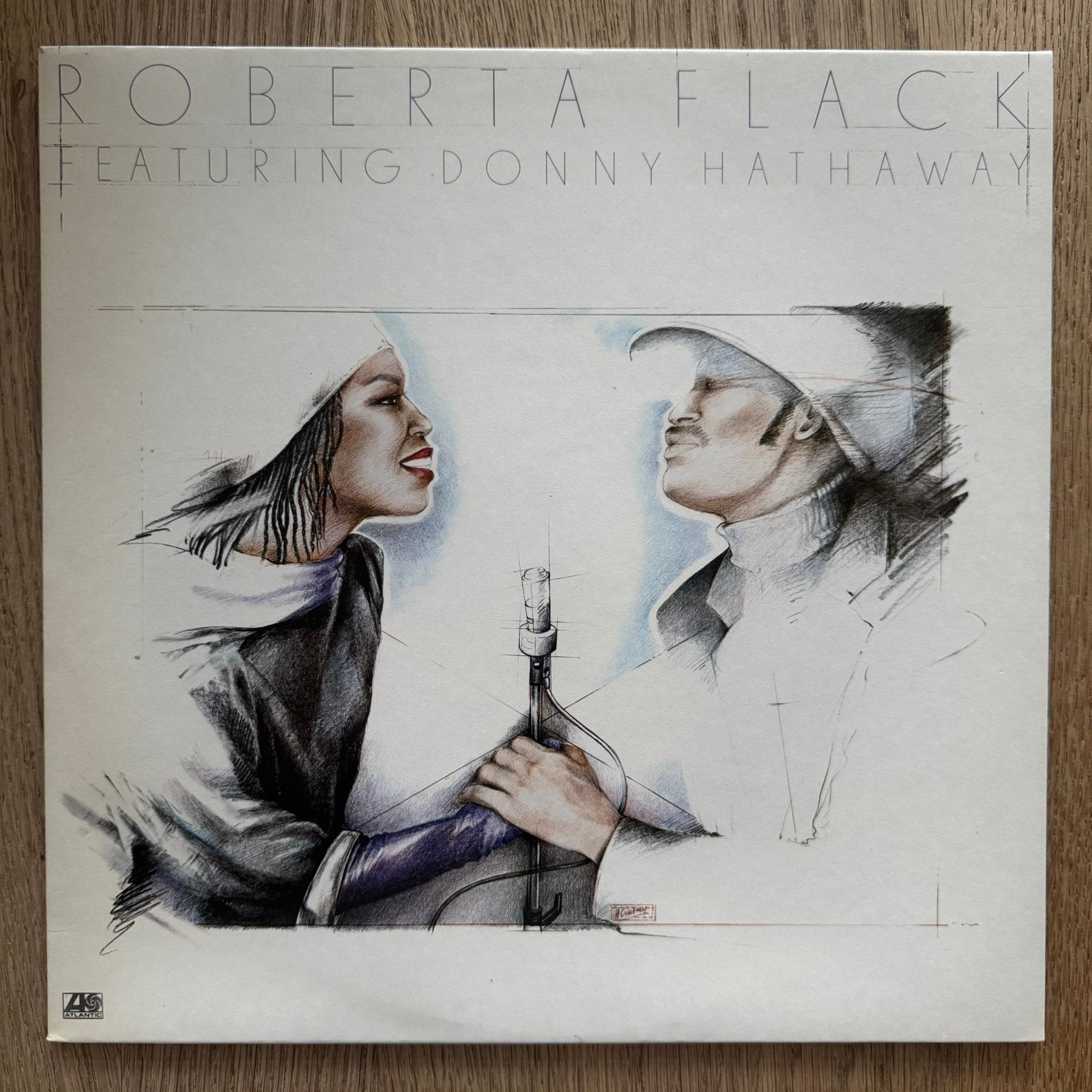 Roberta Flack & Donny Hathaway LP Vinyl 1980 Funk Soul, LP, Ophalen of Verzenden, Fotohoes, Soul