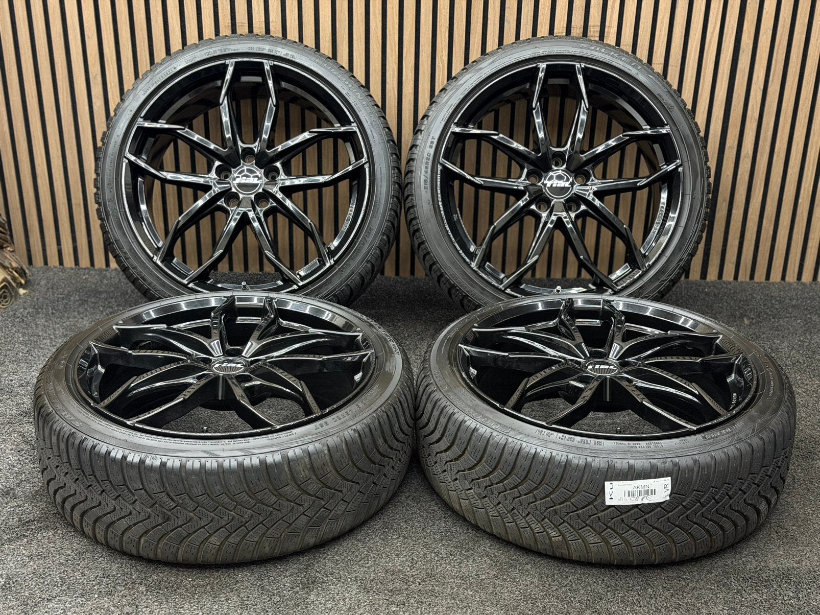 20 inch Rial Lucca - VW ID.3 ID3 5x112 ET45 Falken 215/45/20, Ophalen, 215 mm, ., Banden en Velgen