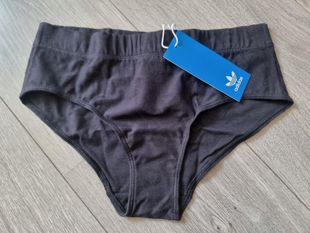 Zwart adidas dames Monogram Hipster, maat S, Nieuw (GB15), Ophalen of Verzenden, Zwart, Slip