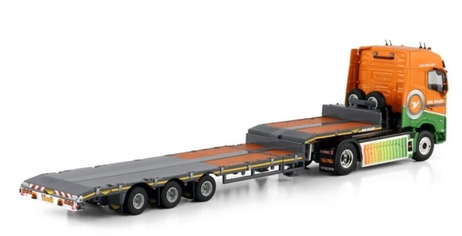 WSI VOLVO FH5 GLOBETROTTER + DIEPLADER-VD VLIST GROOT AMMERS, Hobby en Vrije tijd, Modelauto's | 1:50, Wsi, ., Nieuw, Ophalen of Verzenden