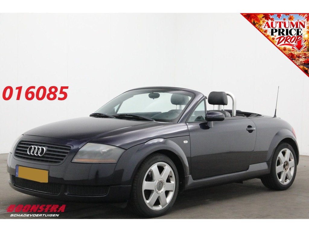 Audi TT Roadster 1.8 5V Turbo Clima Leder SHZ LMV (bj 2002), Auto's, Voorwielaandrijving, TT, Gebruikt, Zwart