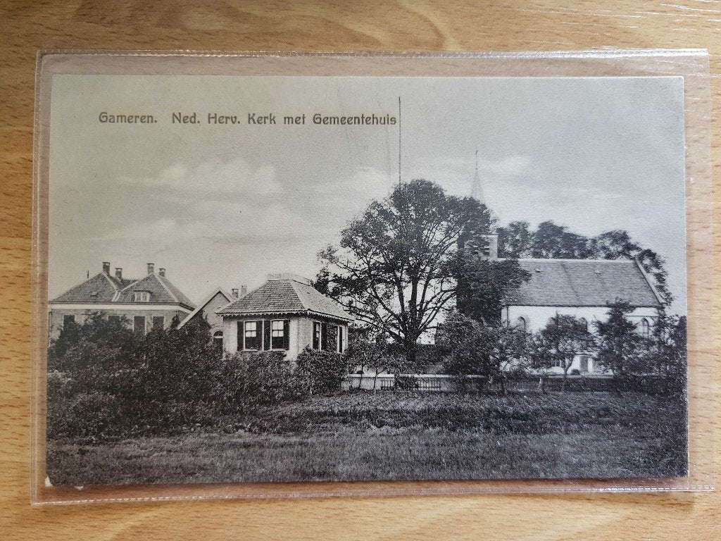 ansicht GAMEREN Prachtkaart, Verzamelen, Ansichtkaarten | Nederland, Ophalen, Voor 1920, Gelderland
