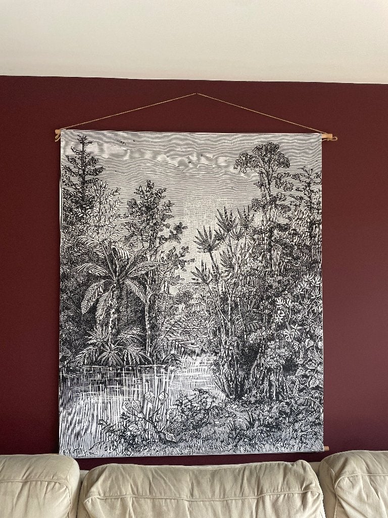 Wandkleed, Ophalen, 140 cm, Wandkleed, Zo goed als nieuw