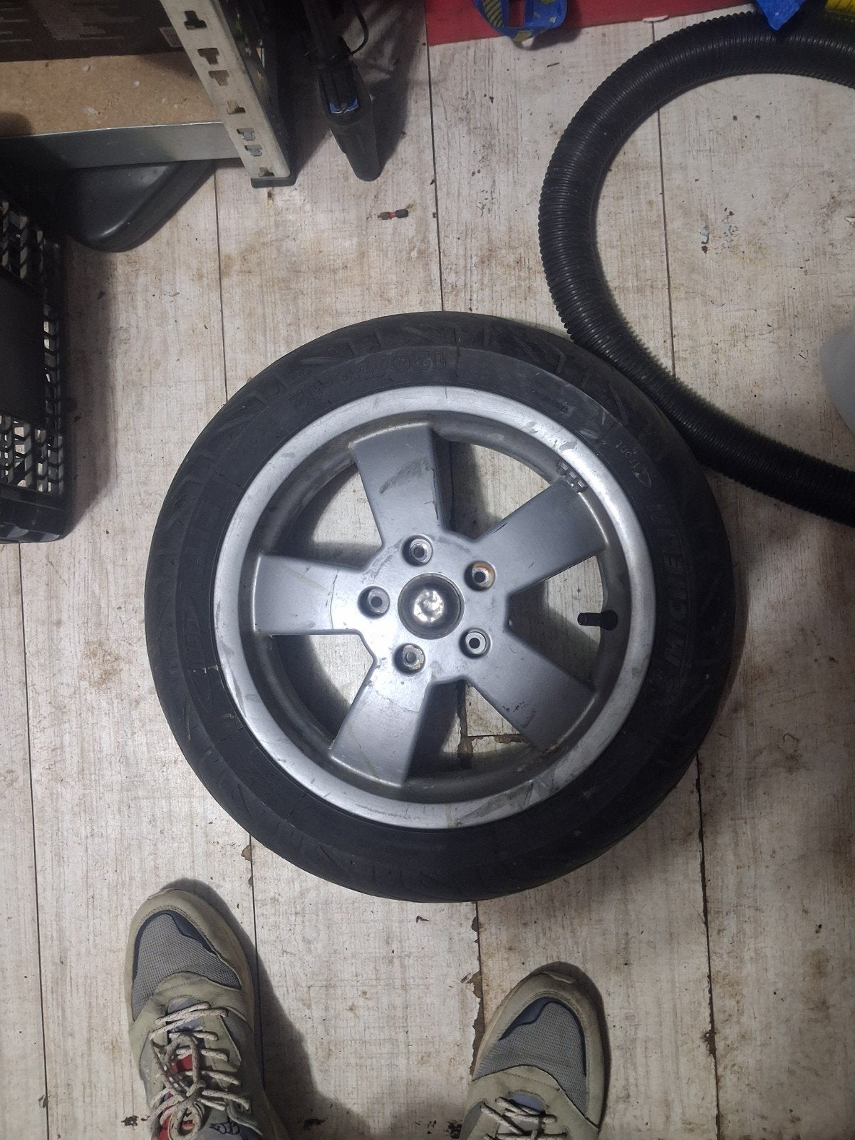 Vespa 300 velgen met banden, Ophalen of Verzenden, Gebruikt, Overige typen, Vespa