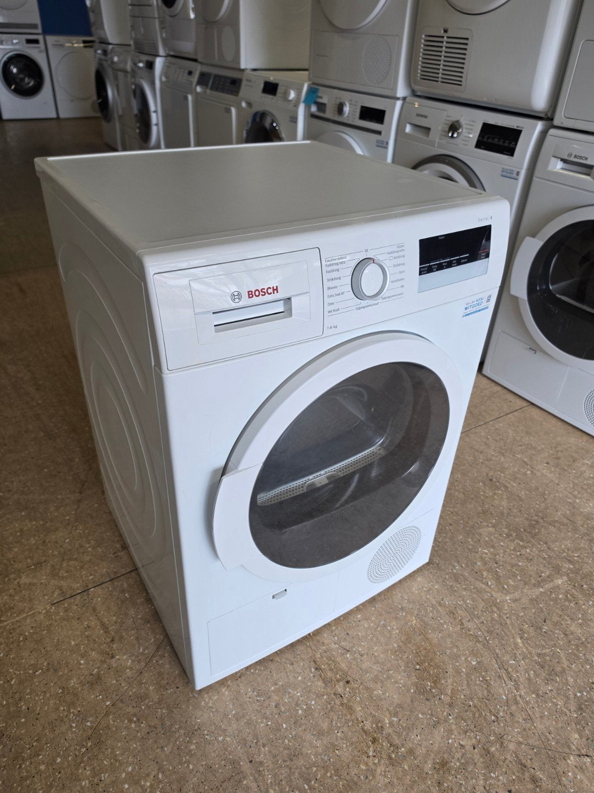 Bosch Serie 4 warmtepompdroger | 8 kilo | A++ | Garantie ✅️, Bosch, Jirnsum, Anti-kreukfase, Overige typen