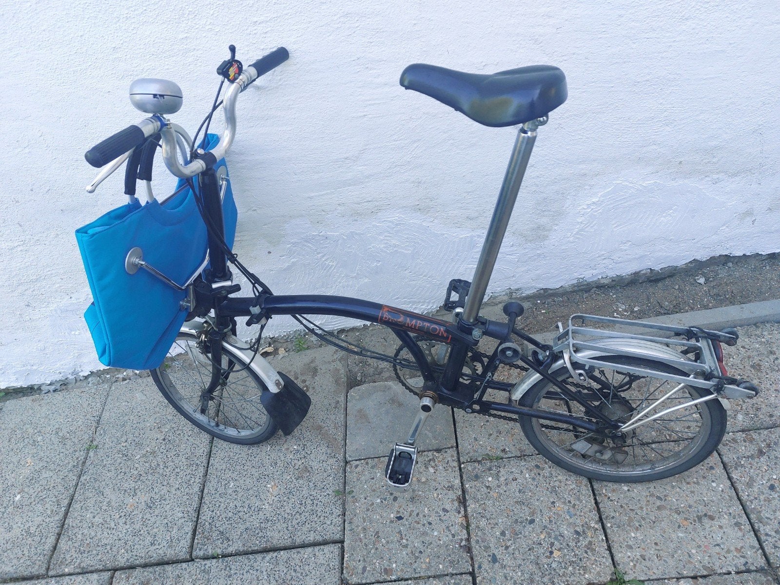Brompton vouwfiets 3 versnellingen - recent onderhoud, Ophalen, Gebruikt, Brompton, 16 tot 18 inch