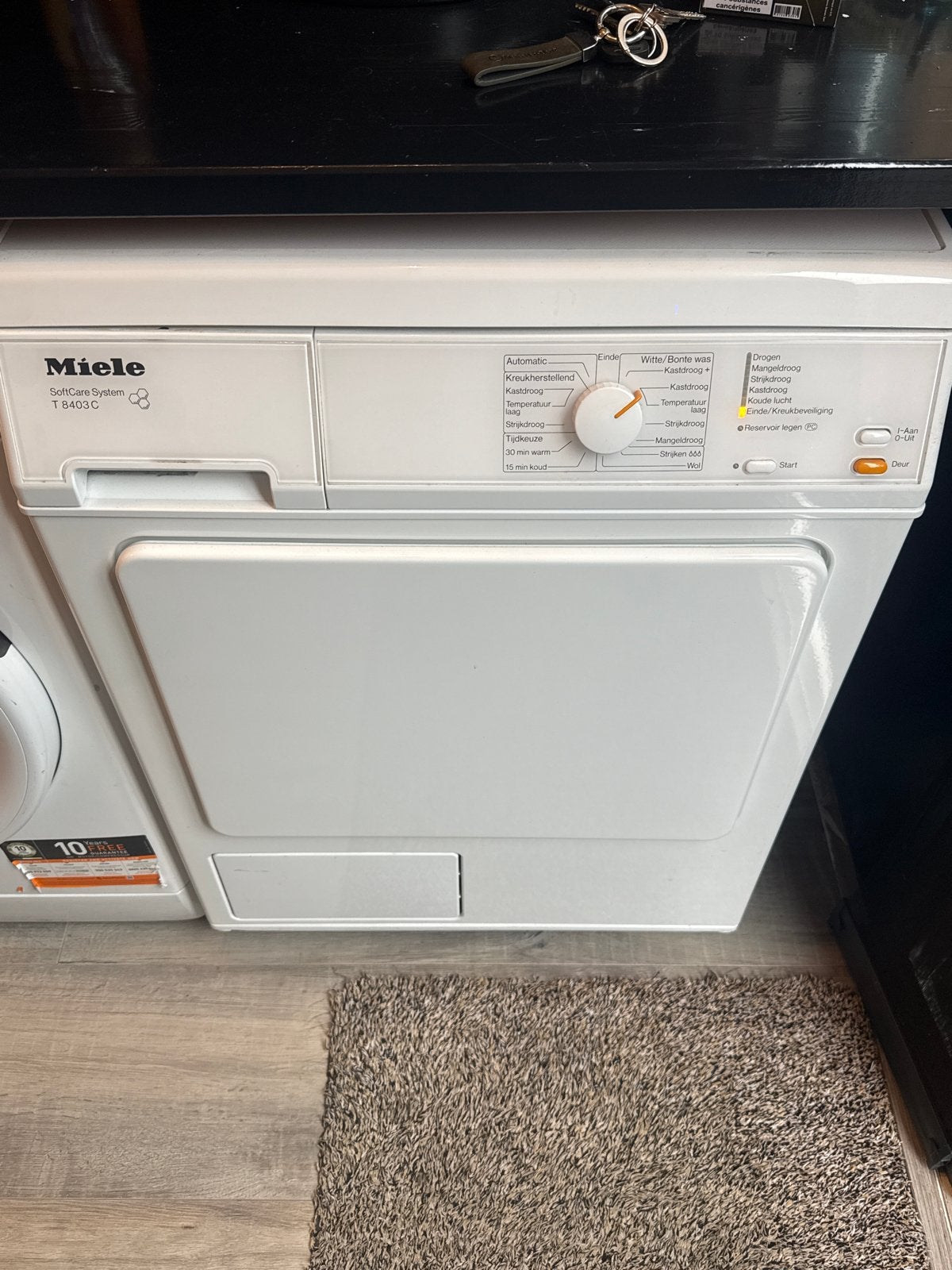 Miele condensdroger T 8403 C - Start niet op (voor onderdele, Witgoed en Apparatuur, Ophalen of Verzenden, Niet werkend, Voorlader