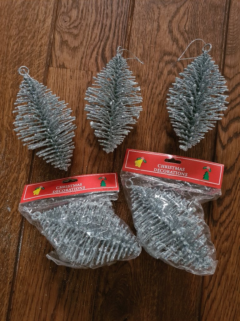 Kerstdecoratie zilver, Ophalen of Verzenden, Zo goed als nieuw